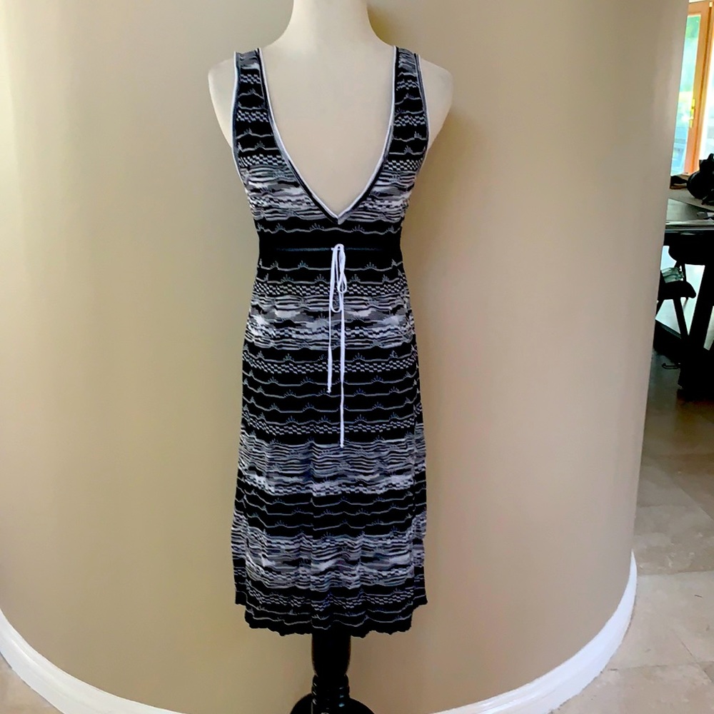 Missoni Black and White Knit Dress 2